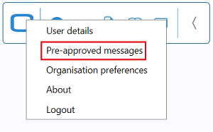 image showing the Quicksilva Toolbar pre-approved messages right-click context Quicksilva Toolbar pre-approved messages