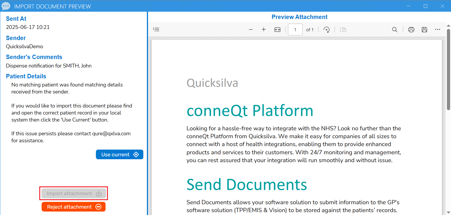 Quicksilva Toolbar import attachment grey