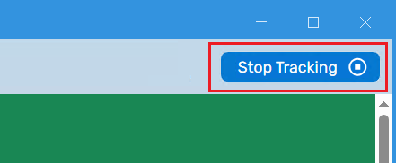 Quicksilva Toolbar stop tracking